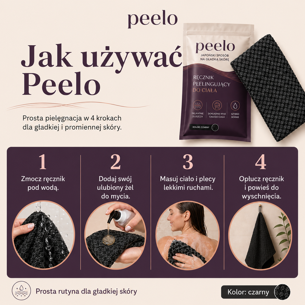 Ręcznik Peelingujący do Ciała Peelo
