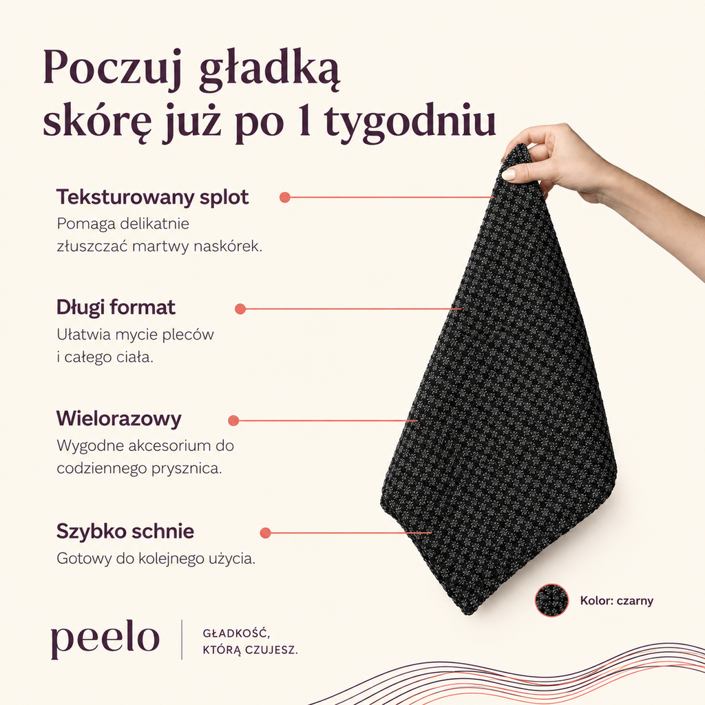 Ręcznik Peelingujący do Ciała Peelo