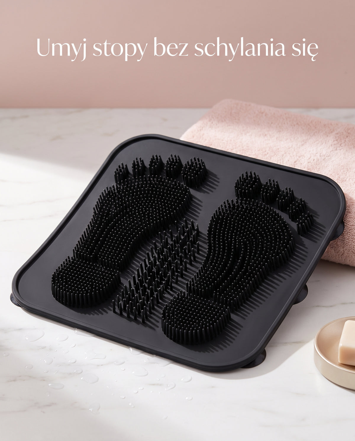 Peelo Silikonowa Mata do Mycia i Masażu Stóp