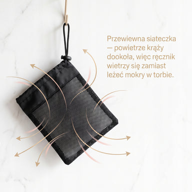 Peelo Bag – Przewiewne Etui Podróżne na Ręcznik Złuszczający