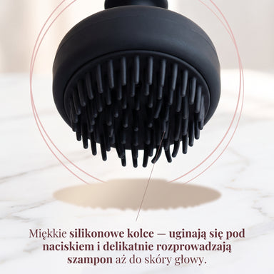 Peelo Szczotka do mycia włosów i masażu skóry głowy